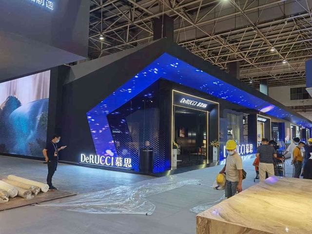 成都展厅装修设计慕思床垫2024中国国际家具博览会，展览搭建商